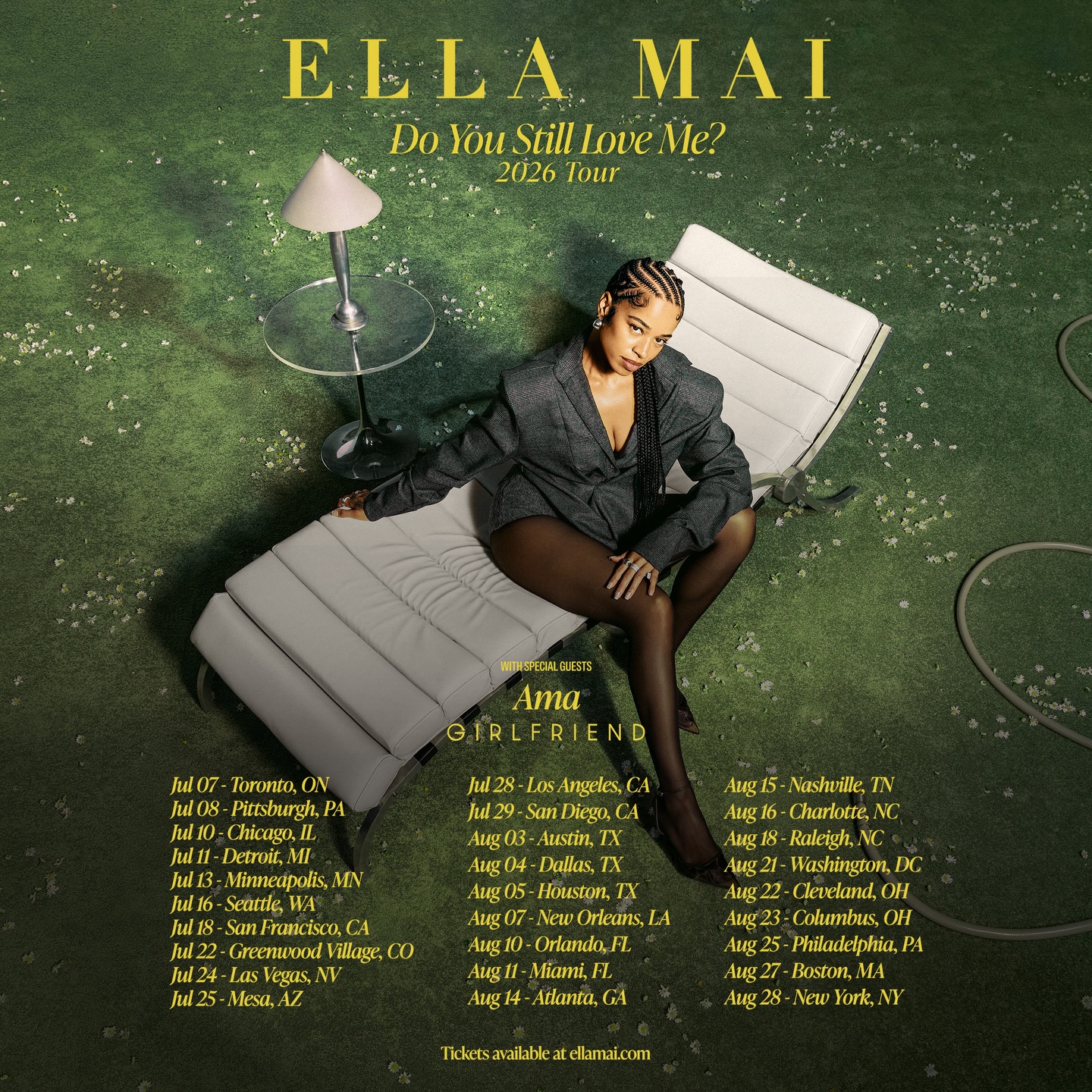 Ella Mai Do You Still Love Me Tour Poster 2026